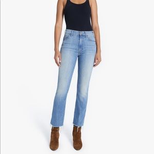 Mother Denim Hustler Ankle Fray Jean